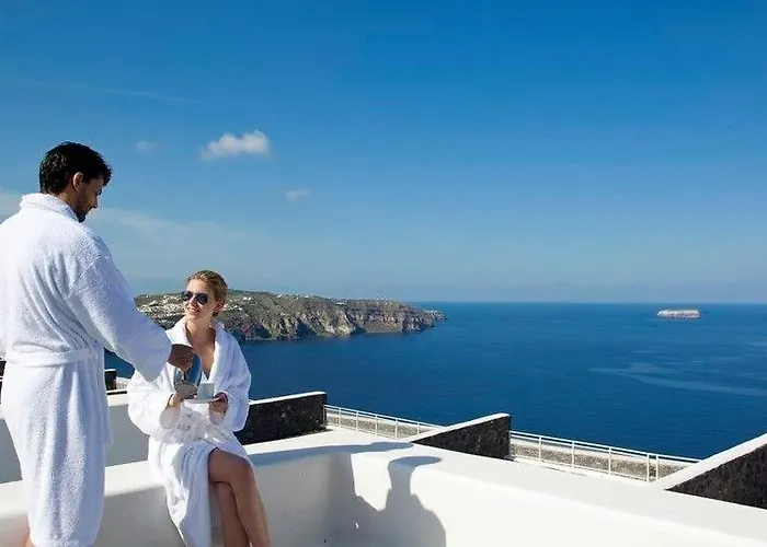 Beautiful Santorini 2 Bedroom Panoramic Caldera Sea Views 别墅 梅加洛克里